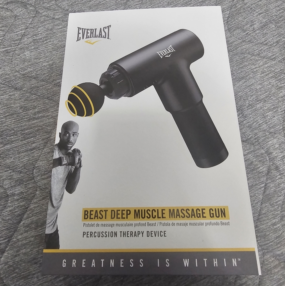 EVERLAST Beast Deep Muscle Massage Gun, Black